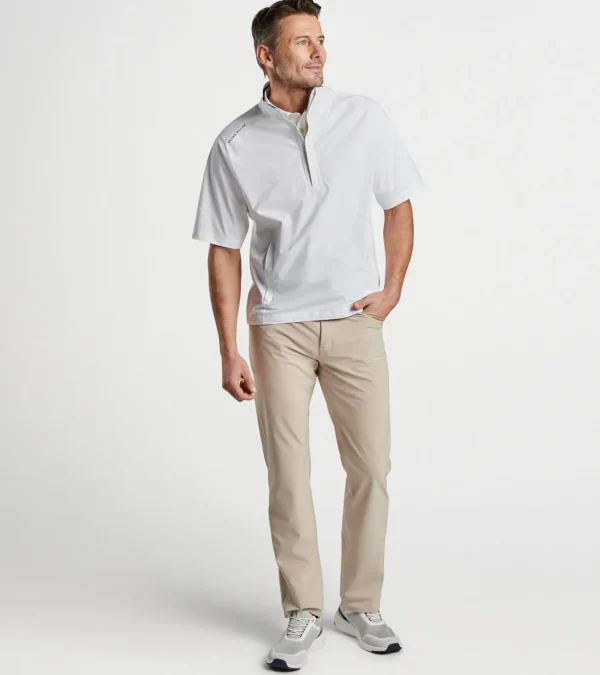 Travel Well-Peter Millar Travel Well Shield Short-Sleeve Rain Shell