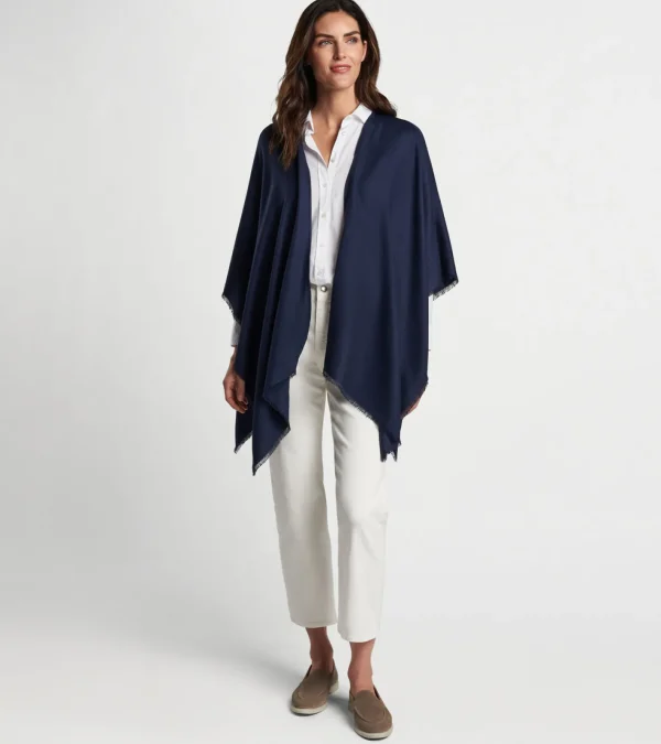 U.S. Open Collection-Peter Millar U.S. Open Collection Silk Cashmere Cape