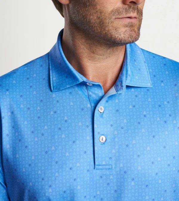 Travel Well | Polos-Peter Millar Travel Well | Polos Skull In One Performance Jersey Polo