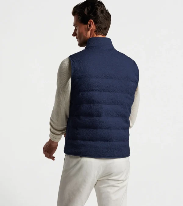 Jackets & Coats-Peter Millar Jackets & Coats Smith Seersucker Vest