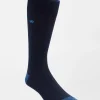 Coastal Adventure-Peter Millar Coastal Adventure Solid Rib Crew Sock