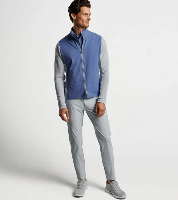 Travel Well-Peter Millar Travel Well Solstice Performance Hybrid Full-Zip Cardigan