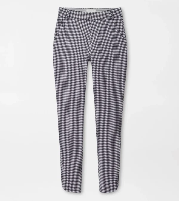 Crown-Peter Millar Crown Surge Gingham Print Performance Ankle Pant