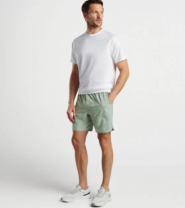 T-Shirts-Peter Millar T-Shirts Swift Camo Performance Short