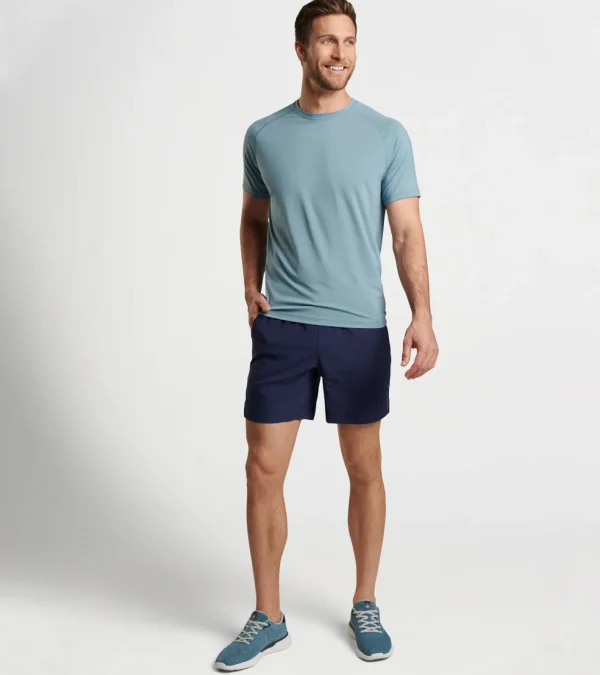 T-Shirts-Peter Millar T-Shirts Swift Performance Short