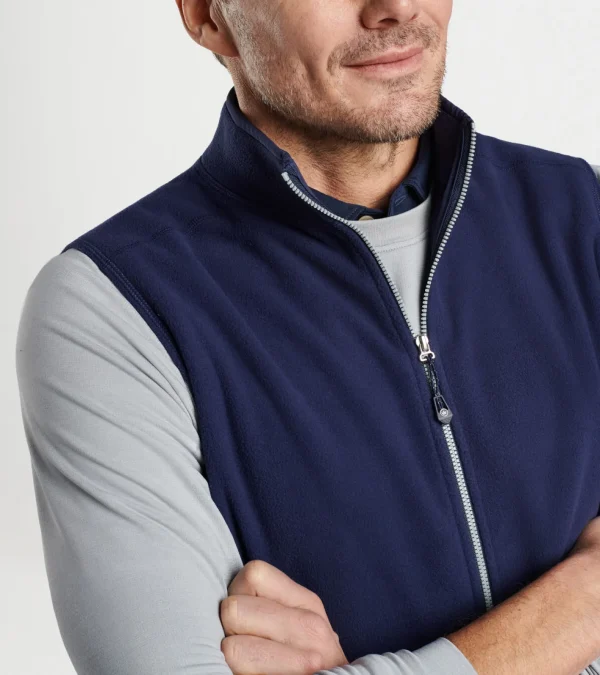 Travel Well | Coastal Adventure | U.S. Open Collection | Jackets & Coats-Peter Millar Travel Well | Coastal Adventure | U.S. Open Collection | Jackets & Coats Thermal Flow Micro Fleece Vest