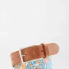 Mountain Getaway-Peter Millar Mountain Getaway Tiki Time Printed Belt