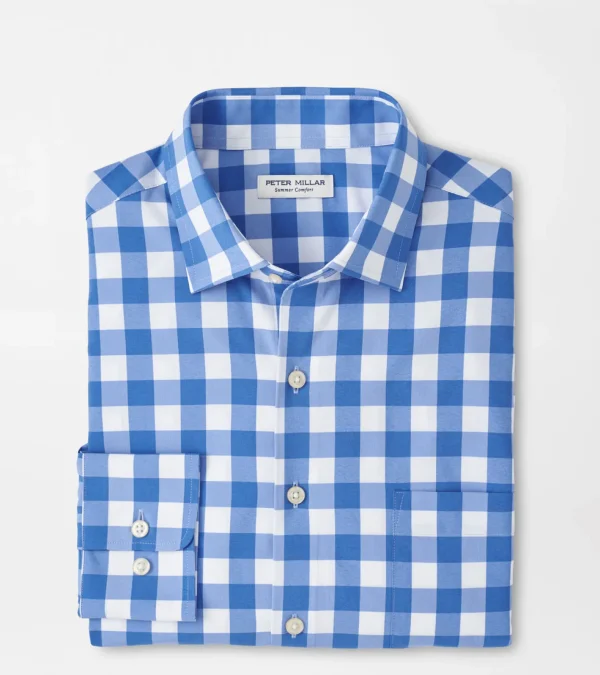 Coastal Adventure-Peter Millar Coastal Adventure Van Ness Performance Poplin Sport Shirt