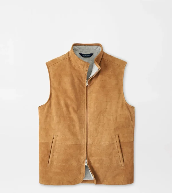 Jackets & Coats-Peter Millar Jackets & Coats Vista Suede Vest