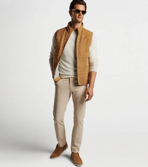 Jackets & Coats-Peter Millar Jackets & Coats Vista Suede Vest