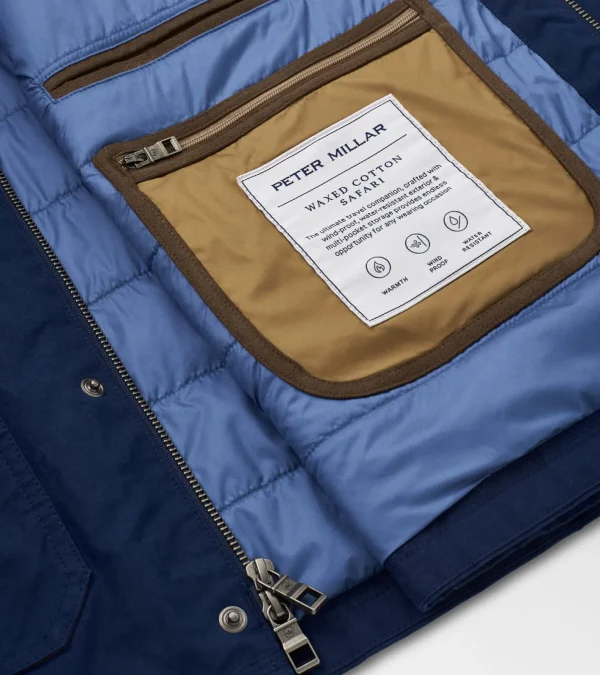 Coastal Adventure | U.S. Open Collection-Peter Millar Coastal Adventure | U.S. Open Collection Waxed Cotton Field Jacket