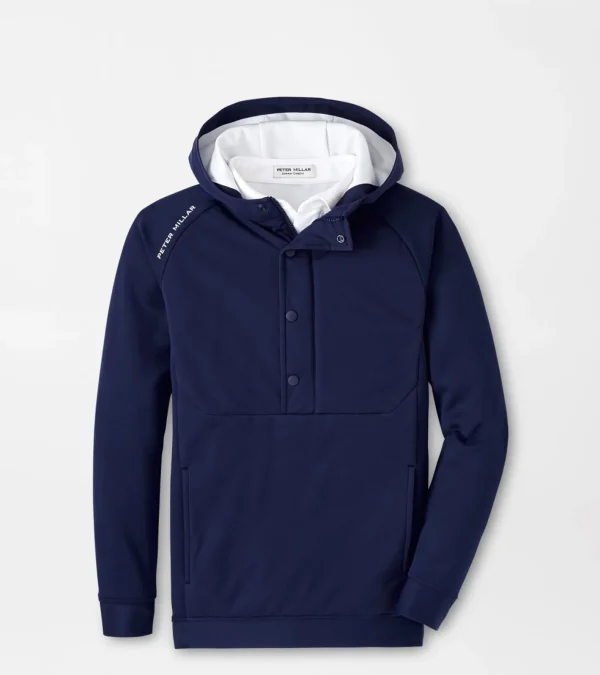 Active-Peter Millar Active Weld Youth Half Snap Hoodie