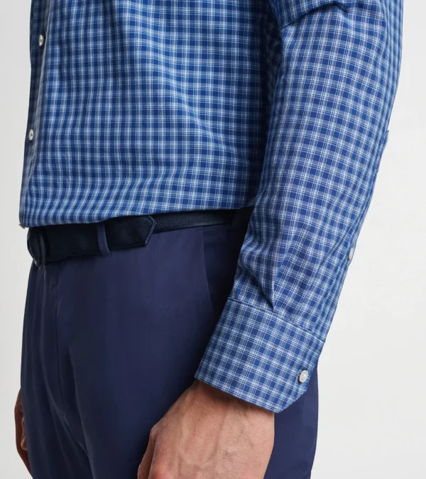 For The Course | Coastal Adventure | U.S. Open Collection-Peter Millar For The Course | Coastal Adventure | U.S. Open Collection Whipple Performance Poplin Sport Shirt