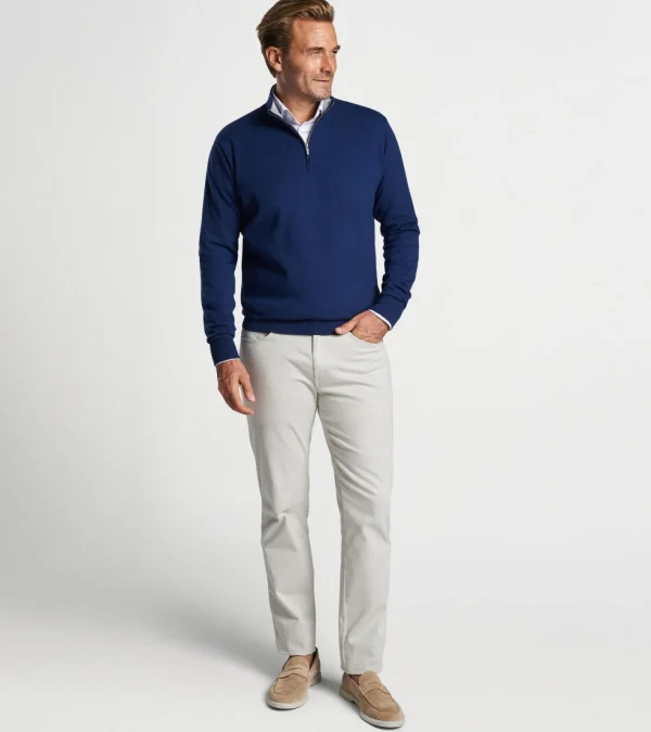 Sport Shirts-Peter Millar Sport Shirts Whitaker Quarter-Zip Sweater