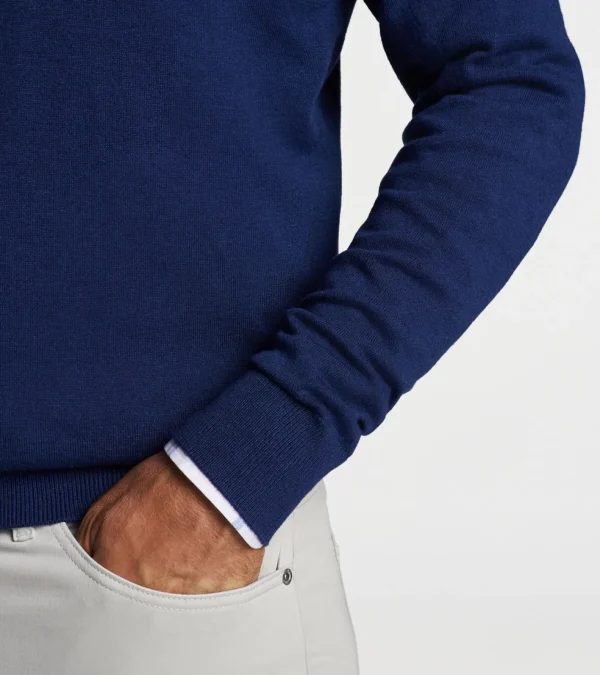 Sport Shirts-Peter Millar Sport Shirts Whitaker Quarter-Zip Sweater